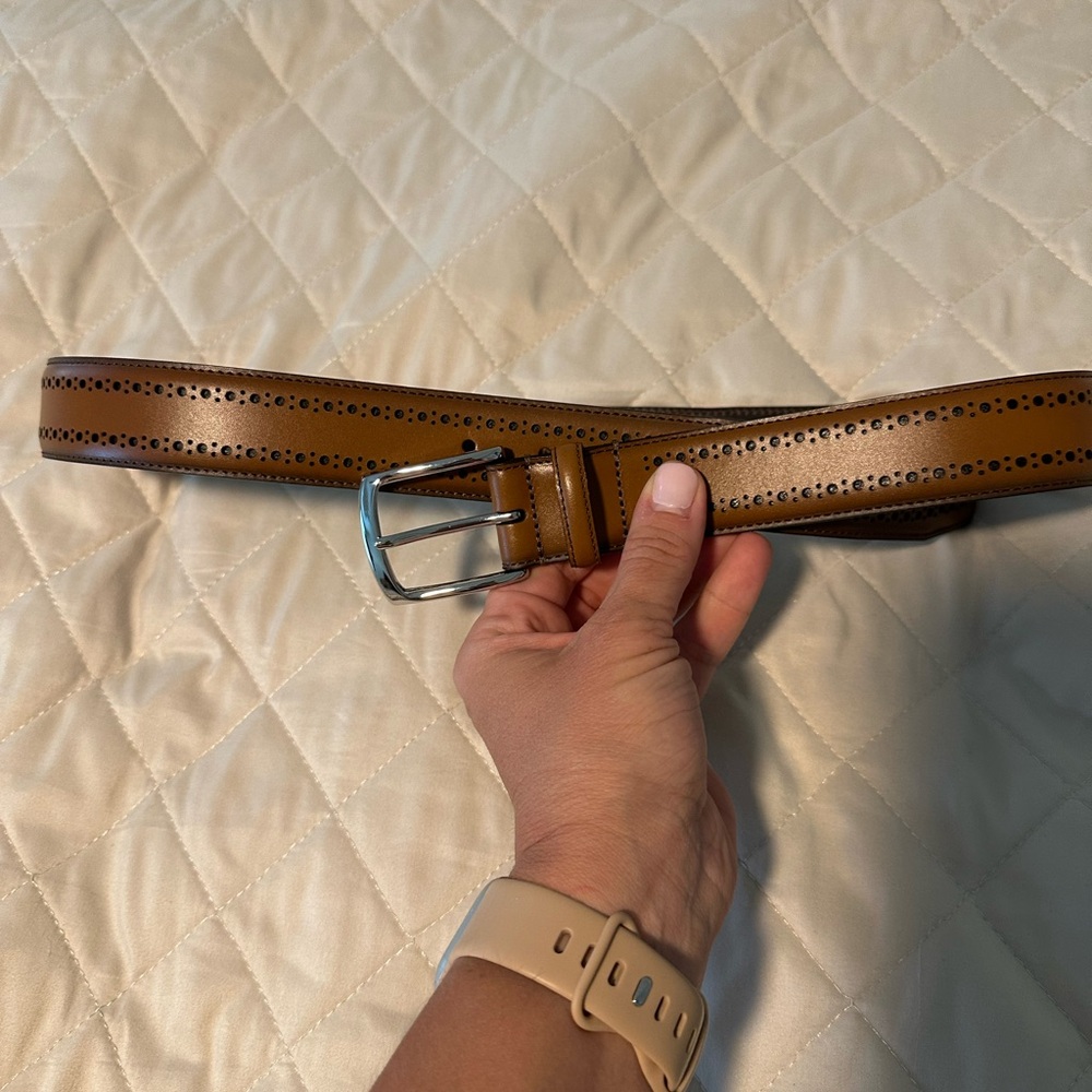 Allen Edmonds Manistee Dress Belt - Walnut (74090)